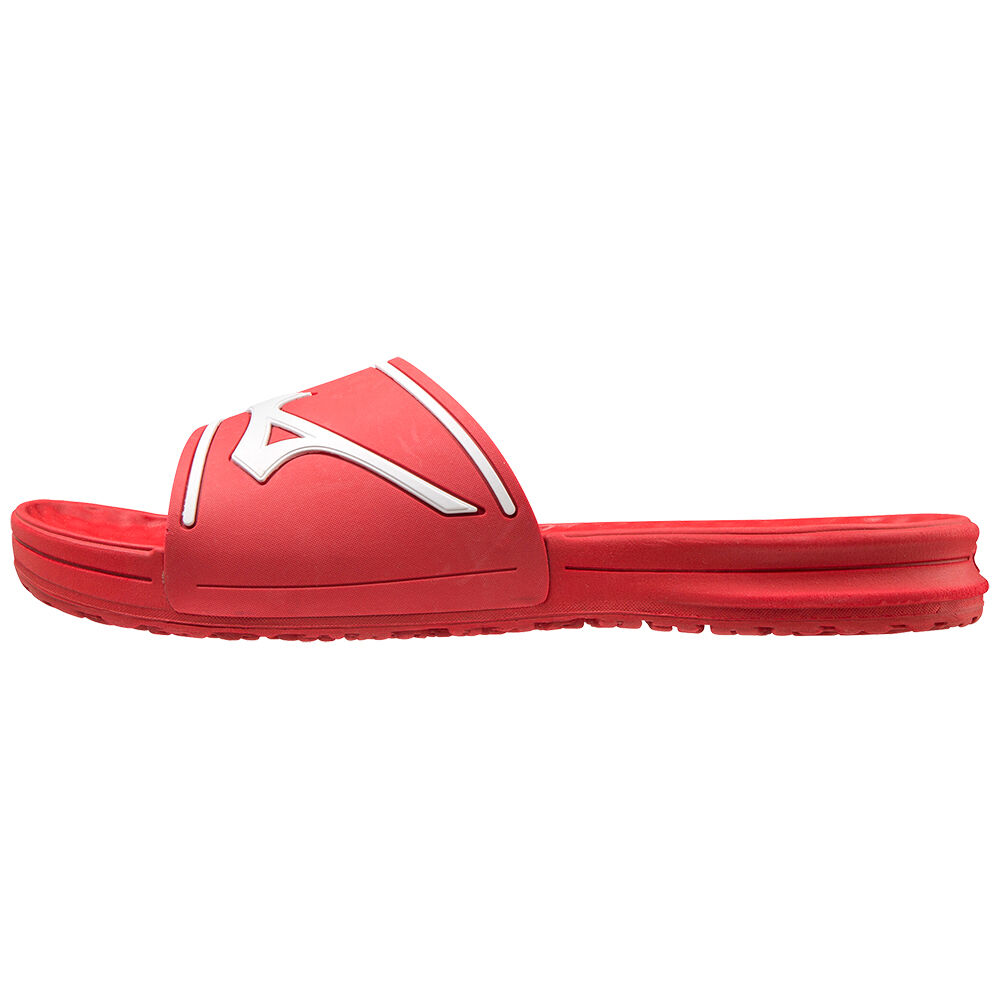 Mens Mizuno Relax Slide 2 Slide Red/White Philippines (BRYOLH618)